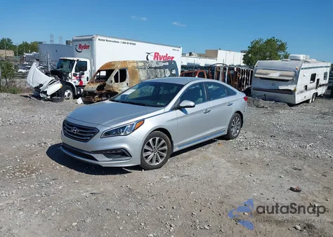 2015 Hyundai Sonata Sport из США, поврежденный, VIN 5NPE34AF2FH080534